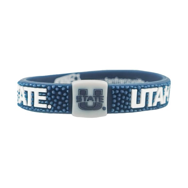 Utah State U-State Pebble Bracelet Navy